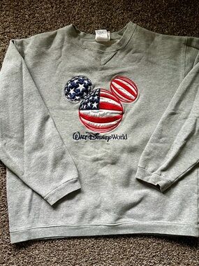 Vintage Disney Embroidered Crewneck Size L